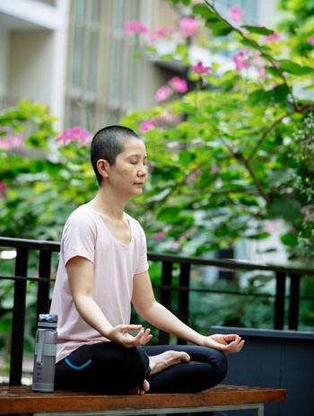 meditating for wellness